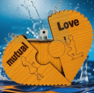 Heart‑Shaped Perfume Gift