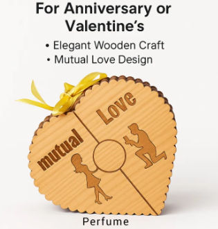 Heart‑Shaped Perfume Gift